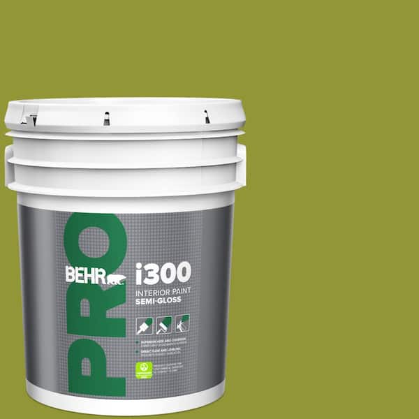 BEHR PRO 5 gal. #S-H-410 Appletini Semi-Gloss Interior Paint