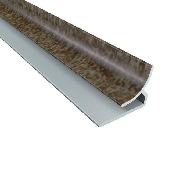 Fasade 4 ft. Inside Corner Trim in Smoked Pewter