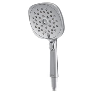 Verso Square Magnetix 8-Spray Patterns Wall Mount Handheld Shower Head Infiniti Dial with 1.75 GPM 5 in . in Chrome
