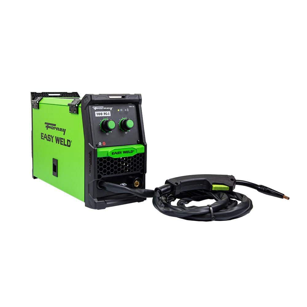 SOLDA　FLUOR 100% Forney Easy Weld 100 FC-i 120V Flux-Core Wire Feed Welder, No