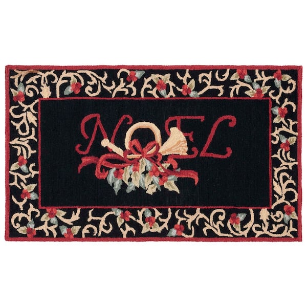 Chelsea 4 x 6 Black Novelty Area Rug