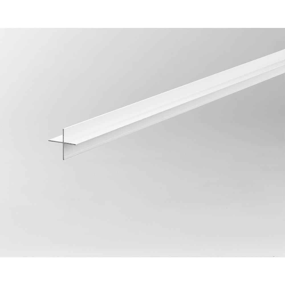Novopilastra White 5/16 in. - 3/8 in. x 98-1/2 in. Aluminum Tile Edging Trim price history on PriceWatchPro