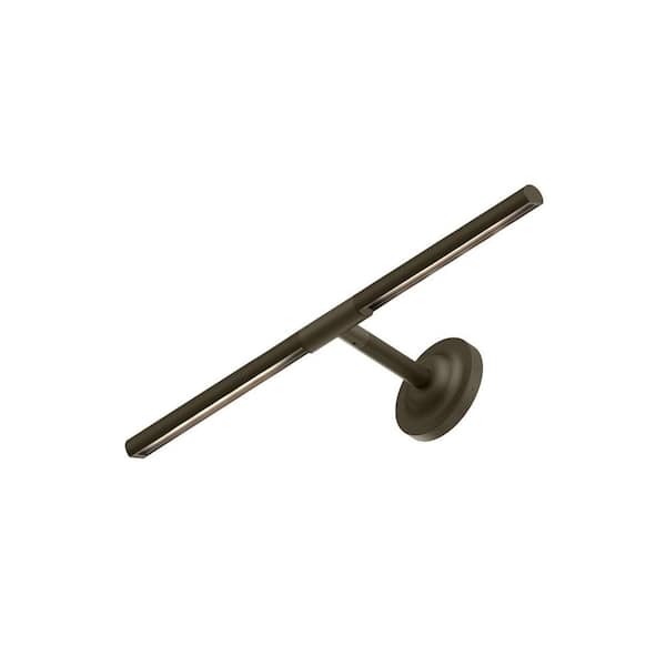 Terrace Bronze Outdoor Hardwired Lantern Sconce with Integrated LED
