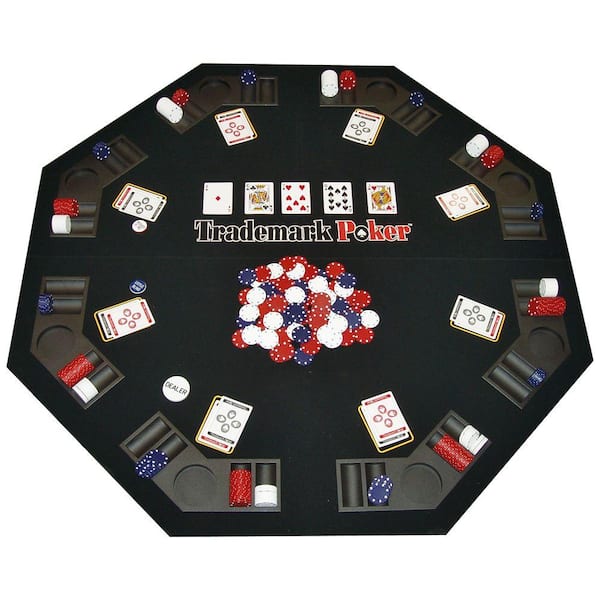 Trademark Texas Traveler Table Top and 300 Chip Travel Set