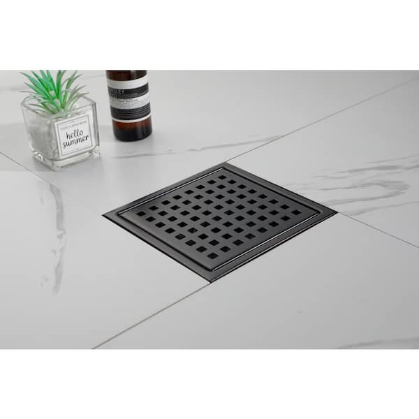 Square Shower Drain 5 Inch Grate Replacement for California