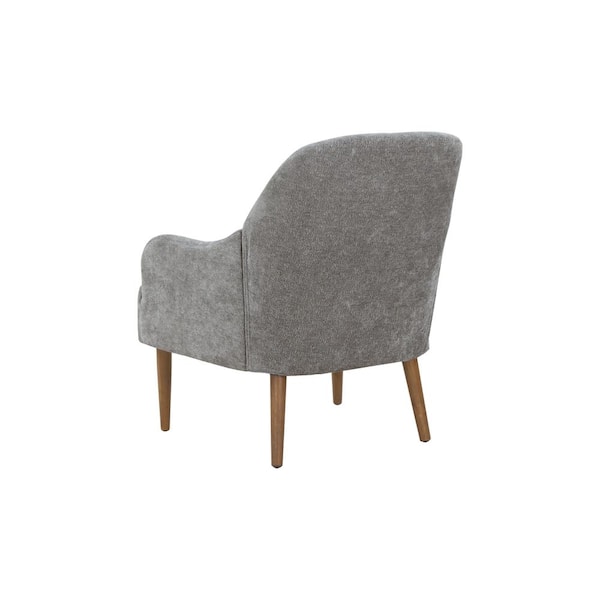 Gray Mid-Century Living Room Armchair Accent Chair with Gray Mid-Century Living Room Armchair Accent Chair with