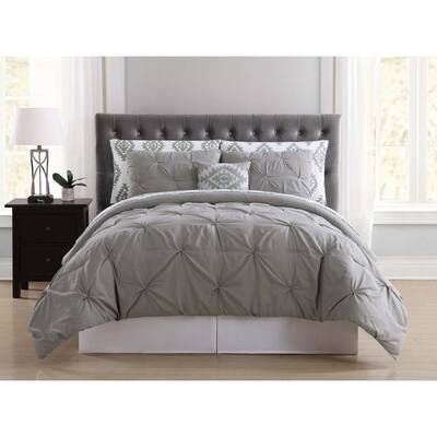 Grey Twin Xl Comforter Set, Grey Twin Bed Quilt