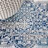 JONATHAN Y Modern Persian Vintage Medallion Navy /Light Gray 5 ft. x 8 ft. Area Rug MDP100B-5