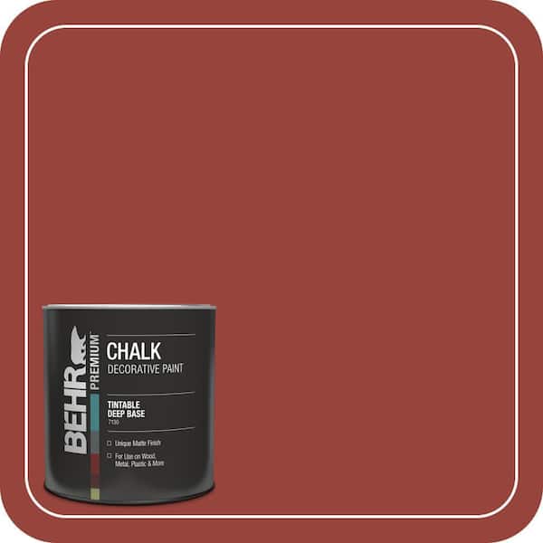 1 qt. #PPU2-17 Morocco Red Interior Chalk Finish Paint