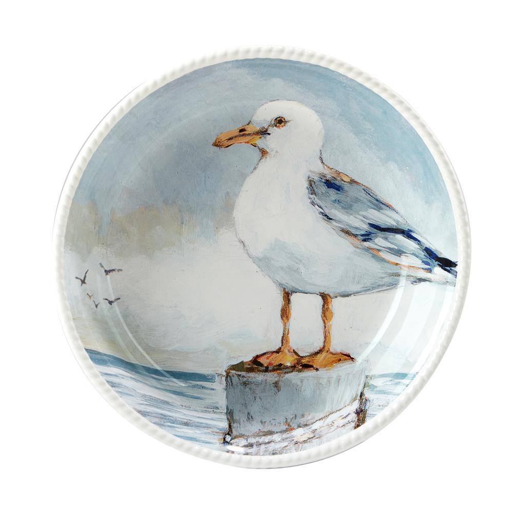 Shorebirds Ceramic 40 oz. Soup and Cereal Bowls Set of 4
