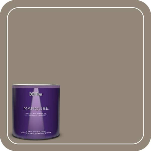 BEHR MARQUEE 1 qt. #ECC-25-1 Rocky Ridge Eggshell Enamel Interior Paint & Primer