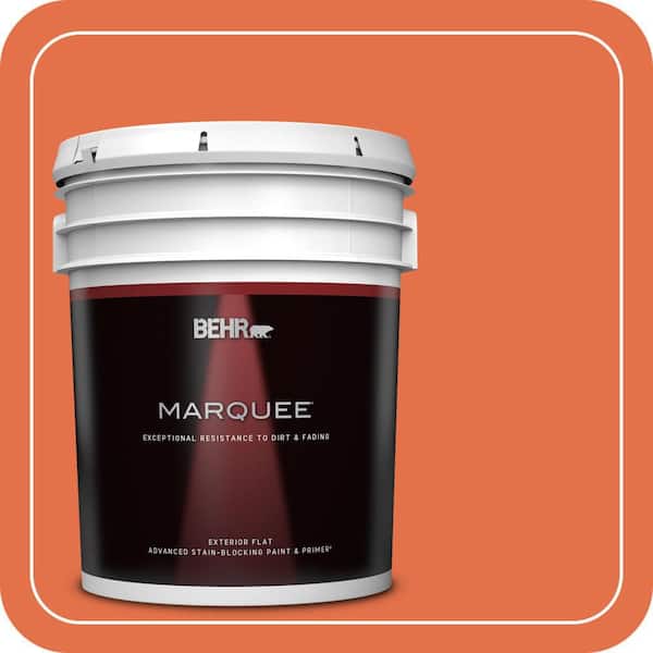 BEHR MARQUEE 5 gal. Home Decorators Collection #HDC-SM16-03 Mai Tai Flat Exterior Paint & Primer
