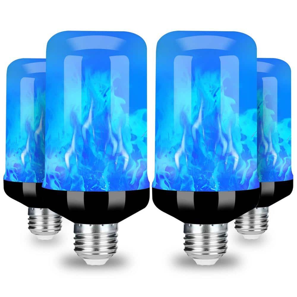 25-Watt Equivalent F20 E26 Flame LED Light Bulb with Upside Down Effect and 4Modes Flicker in Blue for Holiday(2-Pack) price history on PriceWatchPro