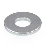 #10 x 1/2 in. O.D. Zinc Plated Steel Flat Washers SAE (100-Pack)
