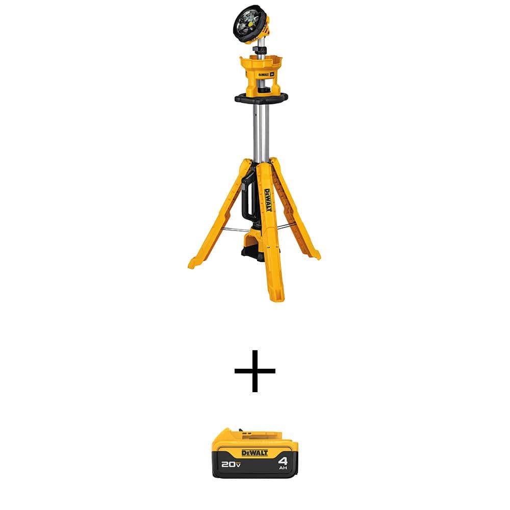 DEWALT 20V MAX 3000-Lumen Tripod Light and (1) 20V 4.0Ah Battery DCL079Bw204 DEWALT 20V MAX 3000-Lumen Tripod Light and (1) 20V 4.0Ah Battery DCL079Bw204 Sansujyuku sansujyuku.com