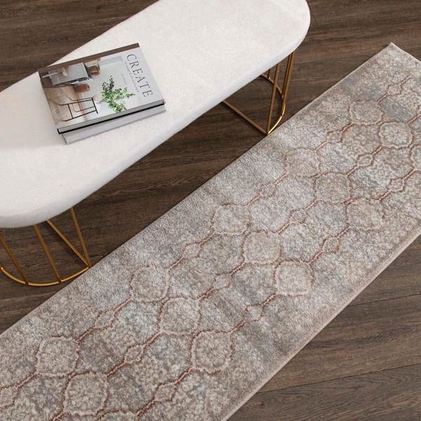 Morrow 2 ft. x 7 ft. Brown Runner Rug