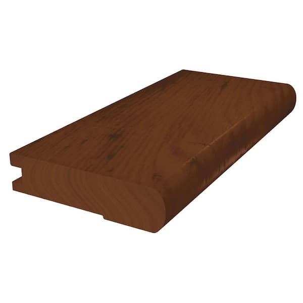 Shaw Distressed Hickory Saddle 3.125 Wide x 78 in. Length Stairnose Solid Hardwood Molding-DISCONTINUED
