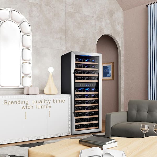 Kalamera 73 Bottle Compressor Wine Cooler Dual Zone with Touch