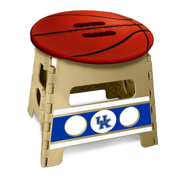 FANMATS Kentucky Wildcats Basketball Plastic Folding Step Stool