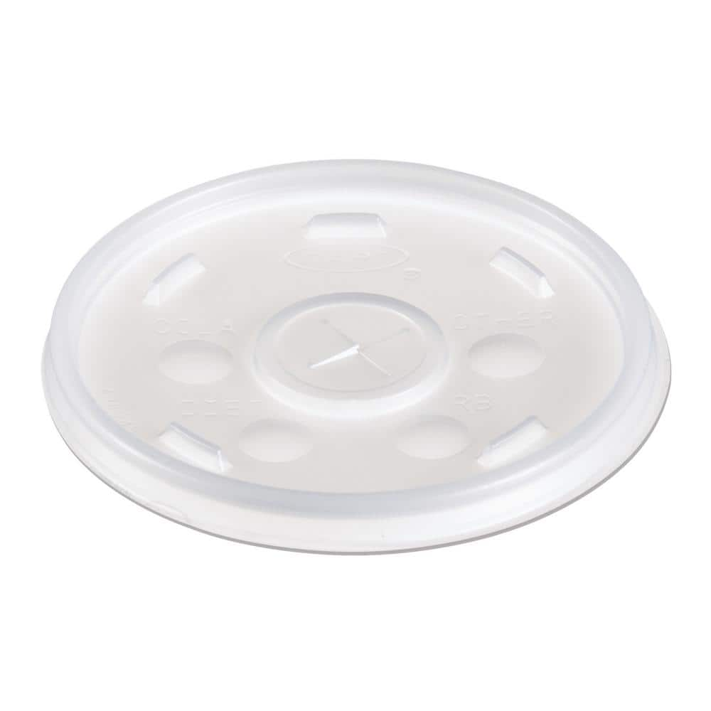 Dart CL6P 6 Clear Dome Lid for Foam Dinnerware - 125/Pack