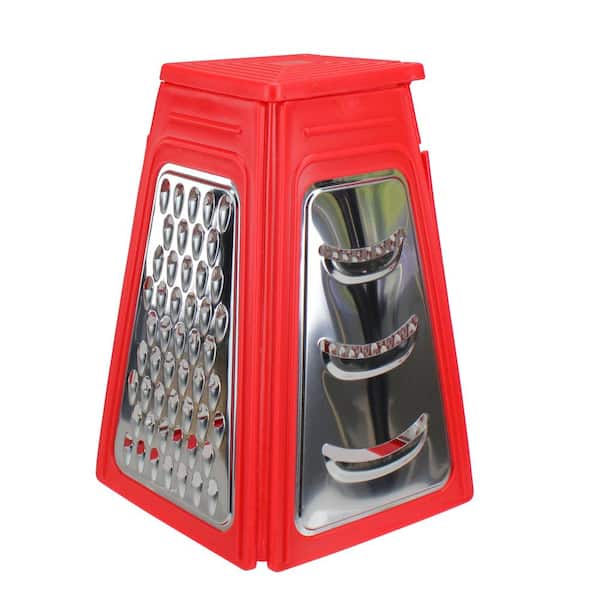 Avon 8.25 in. Red Collapsible Box Kitchen Grater