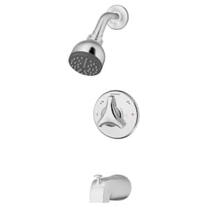 Origins Temptrol Single-Handle 1-Spray Tub and Shower Faucet with Stops in Chrome (Valve Included)