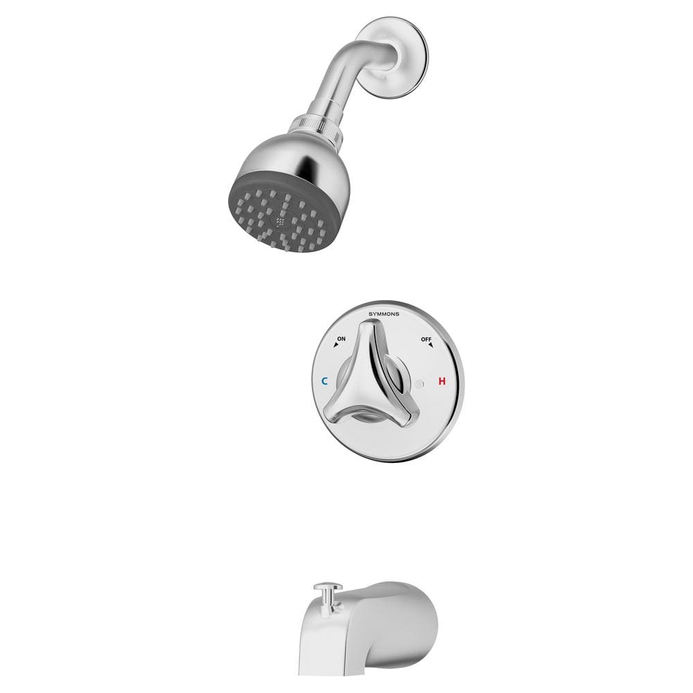 Symmons Origins Temptrol 1Handle Tub and Shower Faucet Trim Kit in Chrome (Valve Not Included