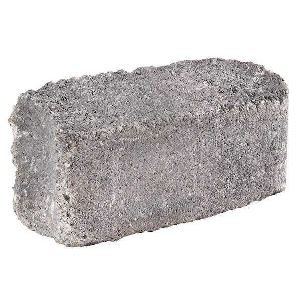 Pavestone RumbleStone 10.5 in. x 3.5 in. x 5.25 in. Greystone Concrete Edger (144 Pcs. / 125 Lin. ft. / Pallet)