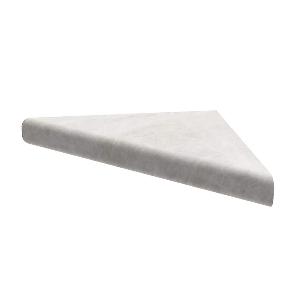 Dune Plastic Composite Corner Bathtub Shower Shelf