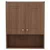 Glacier Bay 23 in. W Over the Toilet Bathroom Storage Wall Cabinet in ...