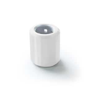 Gloss White Fan Downrod Coupler for Modern Forms or WAC Lighting Fans