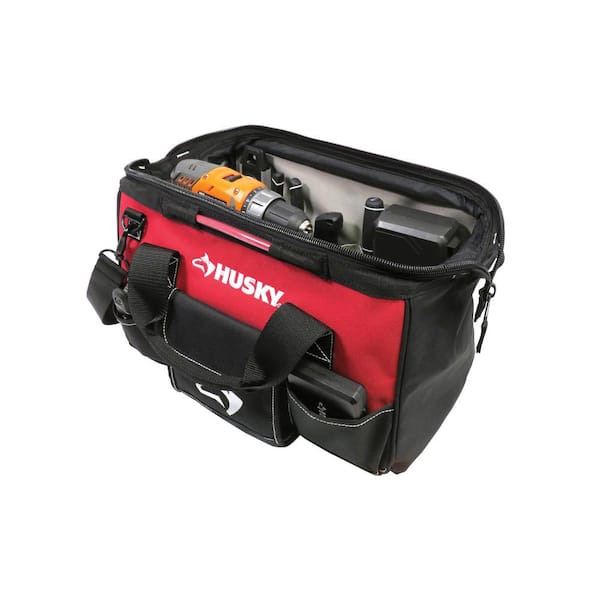 Husky 16 in. Spring-Loaded Tool Bag 1H-2216-SLO - The Home Depot
