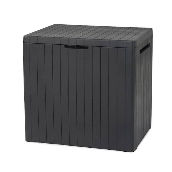 Unbranded 30 Gal. Polypropylene Deck Box for Patio Furniture