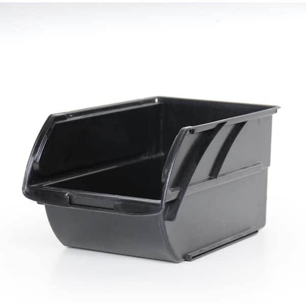 Stanley Number-5 10 in. Stackable Storage Bin, Black