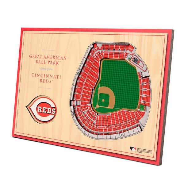 YouTheFan MLB Cincinnati Reds 3D StadiumViews Desktop Display - Great American Ball Park