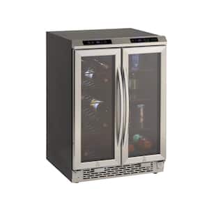 24 in. W 38-Bottle Wine and 0 Can Beverage Cooler