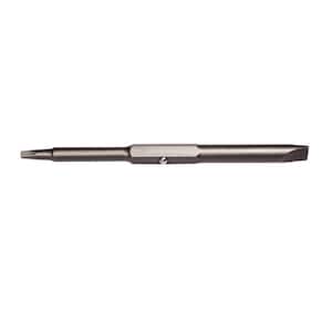 #1 Square and 1/4 in. Slotted Replacement Bits (2-Piece)