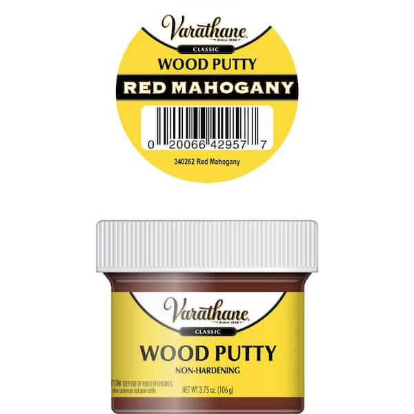 Varathane 3.75 oz. Red Mahogany Wood Putty (6-Pack) 340262 The Home Depot