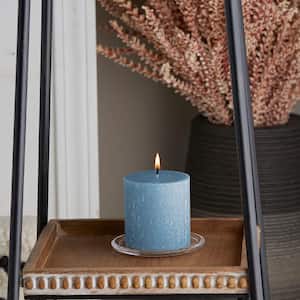 3 in. x 3 in. Timberline Williamsburg Blue Unscented Pillar Candle