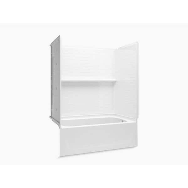 STERLING Traverse 30 in. W x 60 in. H 4Piece Vikrell Bath and Shower