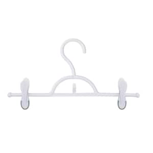 White Plastic Hangers 12-Pack