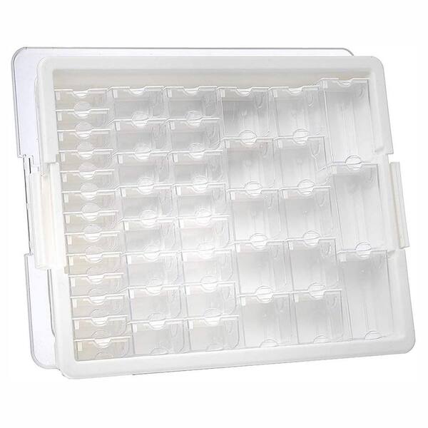 Crafter's Square Bead Tray Keeps Beads Organized While Threading