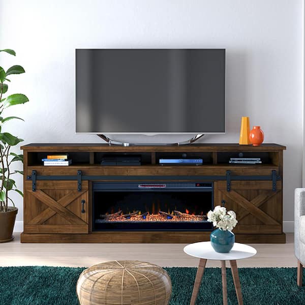 Fully Assembled Brown Tv Stand