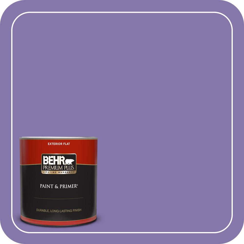1 qt. #640B-6 Grape Parfait Flat Exterior Paint & Primer price history on PriceWatchPro
