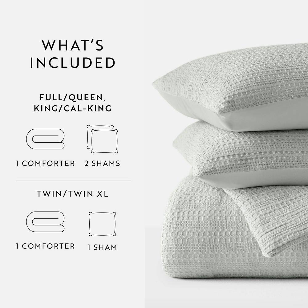 Green Mist Organic Down Alternative Full Bedspread Set