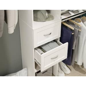 Style+ 10 in. x 17 in. White Shaker Drawer Kit for 17 in. W Style+ Tower