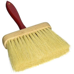 6-1/2 in. x 2 in. Jumbo Utility Brush with Tampico Fiber Bristles and Red Wood Handle