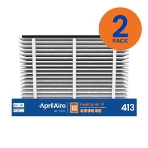 16 in. x 25 in. x 4 in. Air Cleaner Filter for Whole-House Air Purifier Models 1410,1610,2410,2416,4400 MERV 13 (2-Pack)