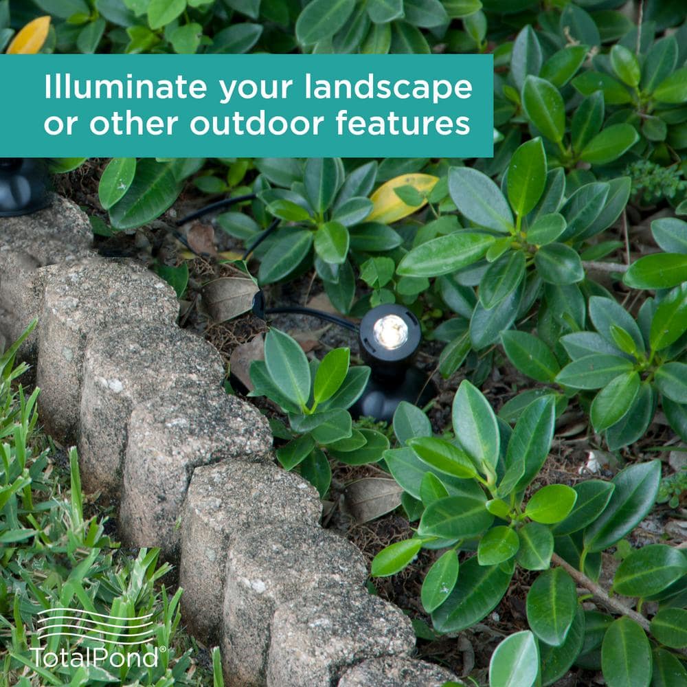 Modern Black LED Waterproof Outdoor Path Lights, Set of 6