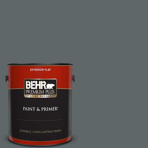 BEHR PREMIUM PLUS 1 gal. #PPU25-20 Le Luxe Flat Exterior Paint & Primer